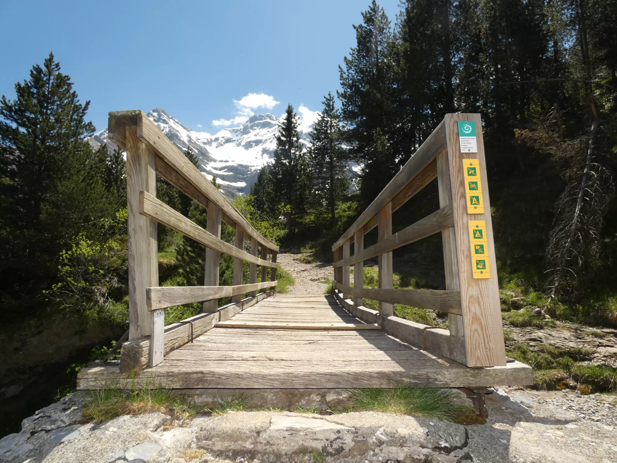 passerelle observatoire parc national des pyrénées