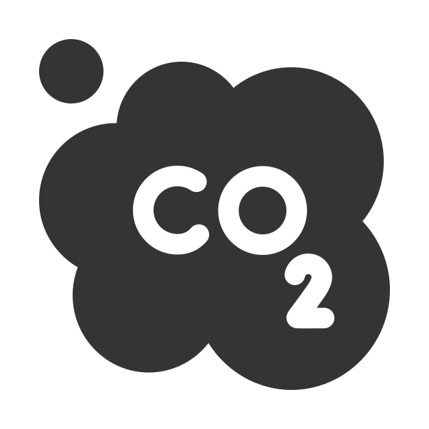 Icône CO2 nuage © Icon Flaticon Freepik Attribution Co2