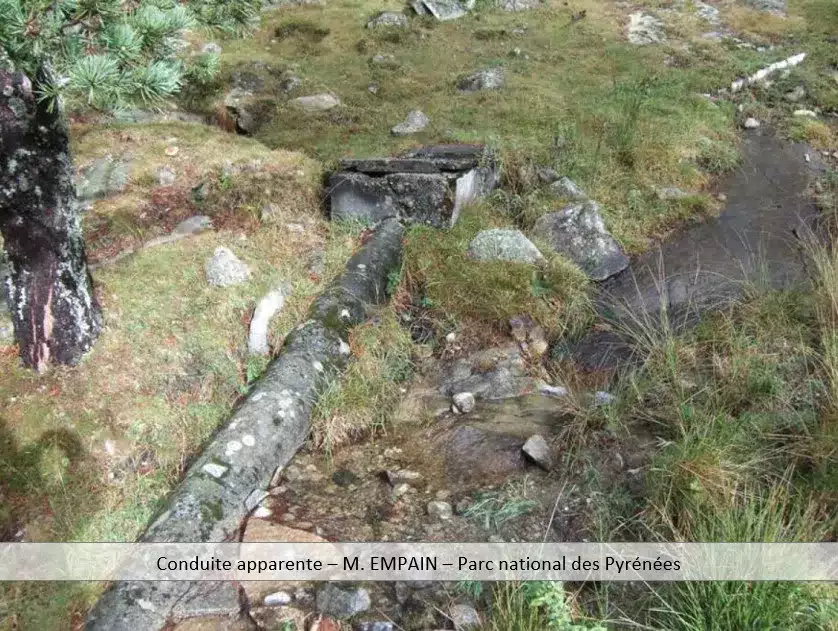 conduite apparente - M Empain