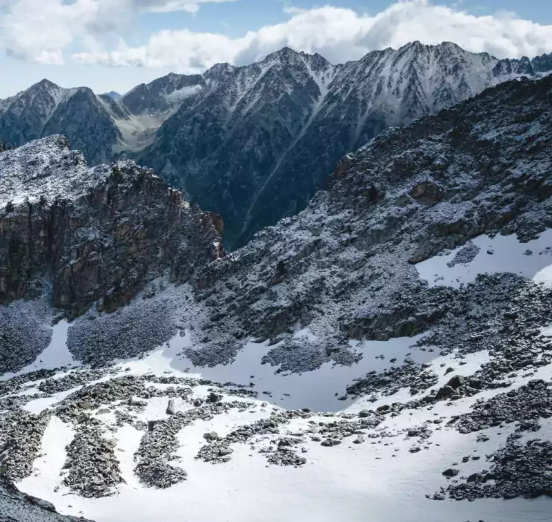 Photo Changement climatique - Carte Blanche - Neige - Photo © CAZABET Lilian - Observatoire du Parc national des Pyrénées