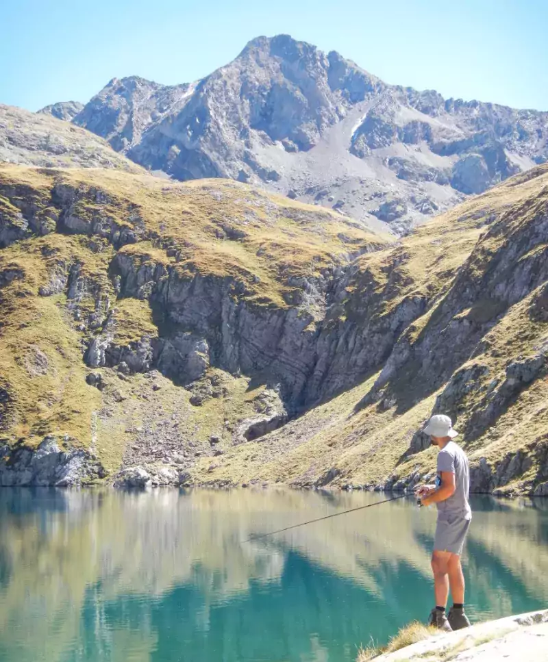 Lac Vallée d'Estom Lac des Oulettes d'Estom Soubiran - Eau et milieux aquatiques - © Observatoire du Parc national des Pyrénées Sylvain Rollet 